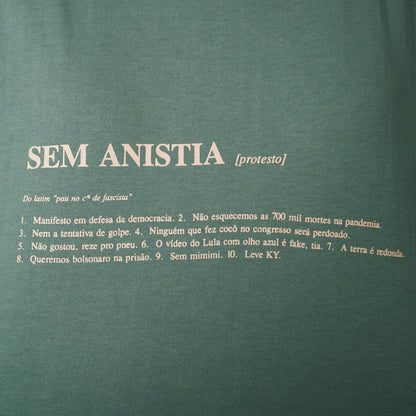Camiseta UNISSEX Sem Anistia (EXCLUSIVO)