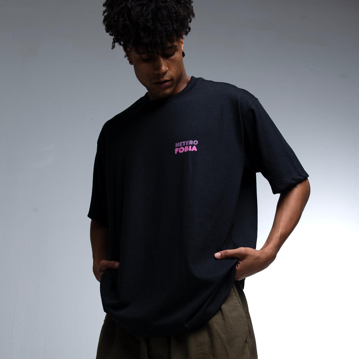 Camiseta UNISSEX Oversized Heterofobia