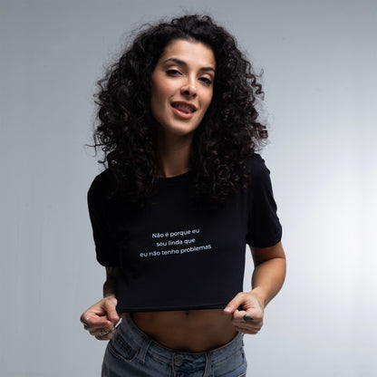 Cropped Slim Linda & Com Problemas