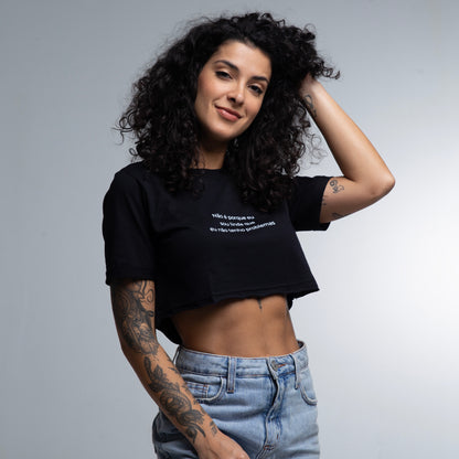 Cropped Slim Linda & Com Problemas