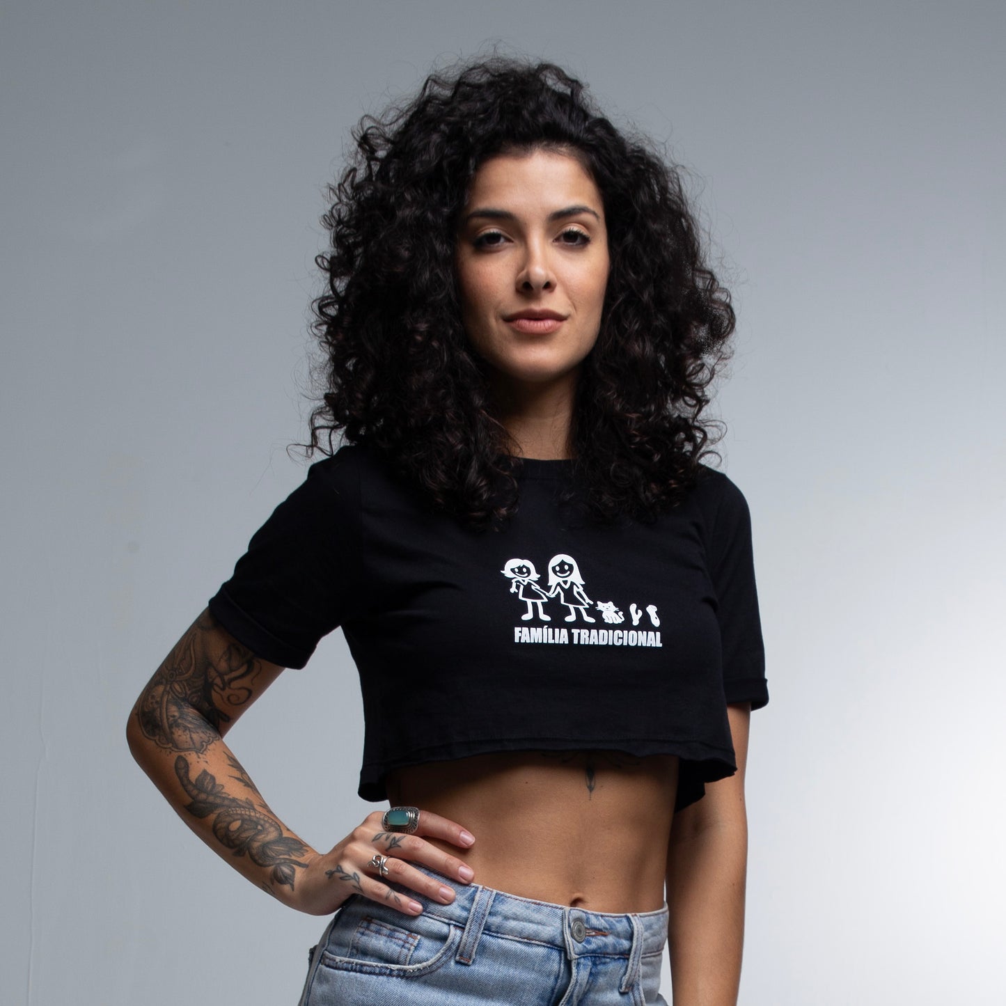 Cropped Slim Família Tradicional