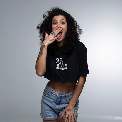 Cropped Oversized Família Tradicional