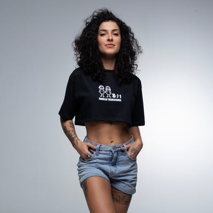 Cropped Oversized Família Tradicional