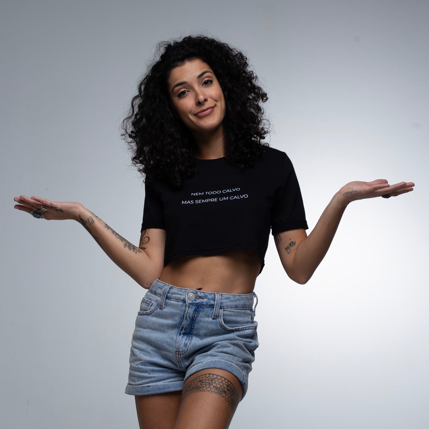 Cropped Slim Nem todo Calvo