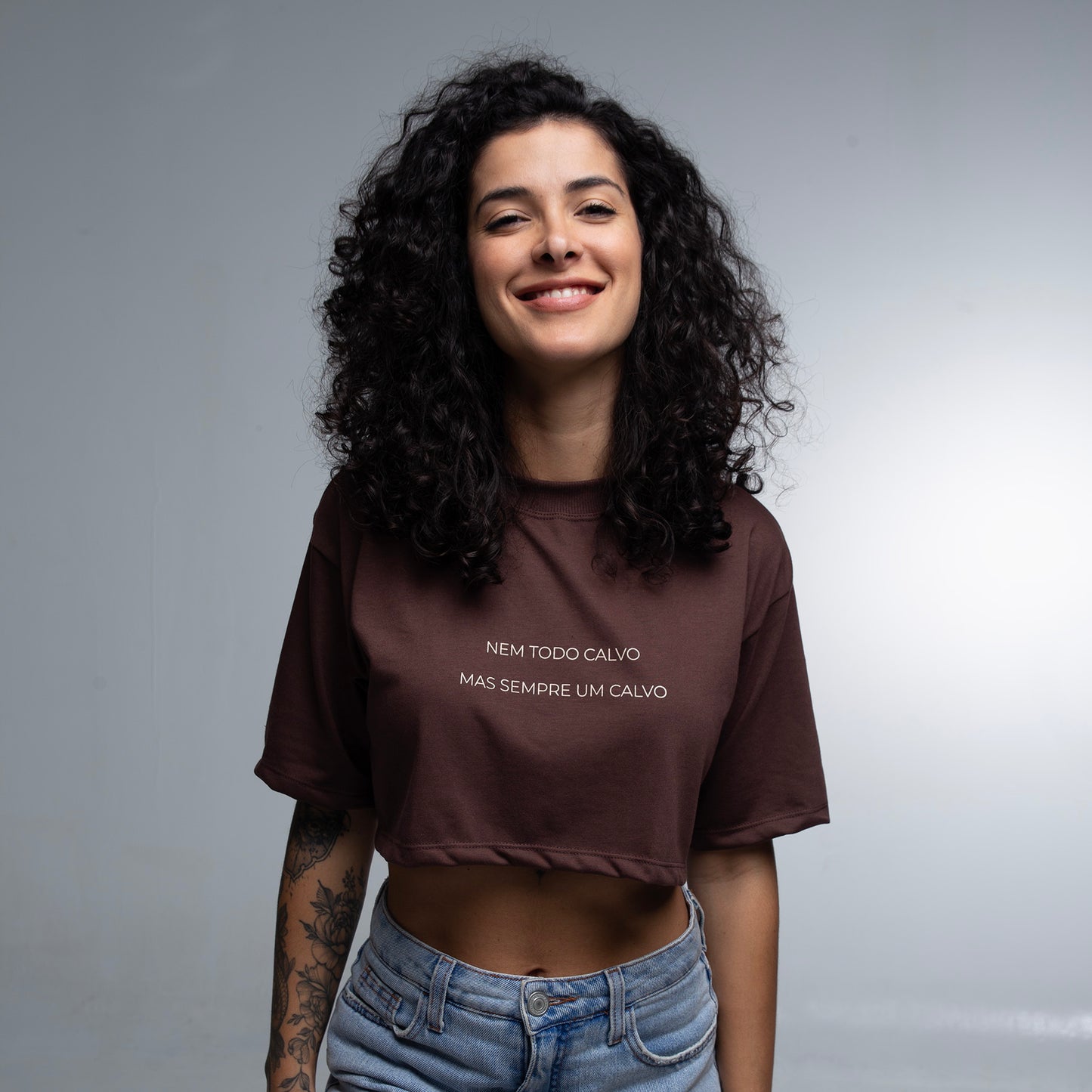 Cropped Oversized Nem Todo Calvo