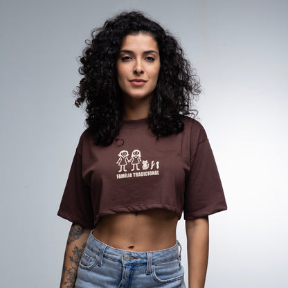 Cropped Oversized Família Tradicional