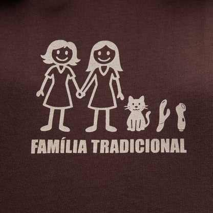 Cropped Oversized Família Tradicional