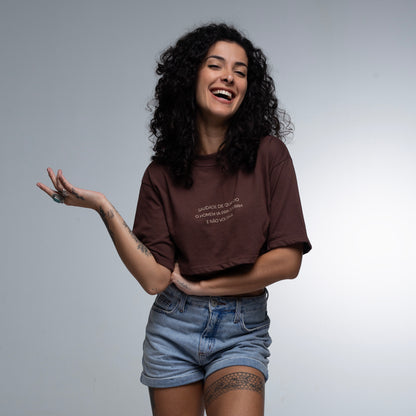 Cropped Oversized Saudades Guerra