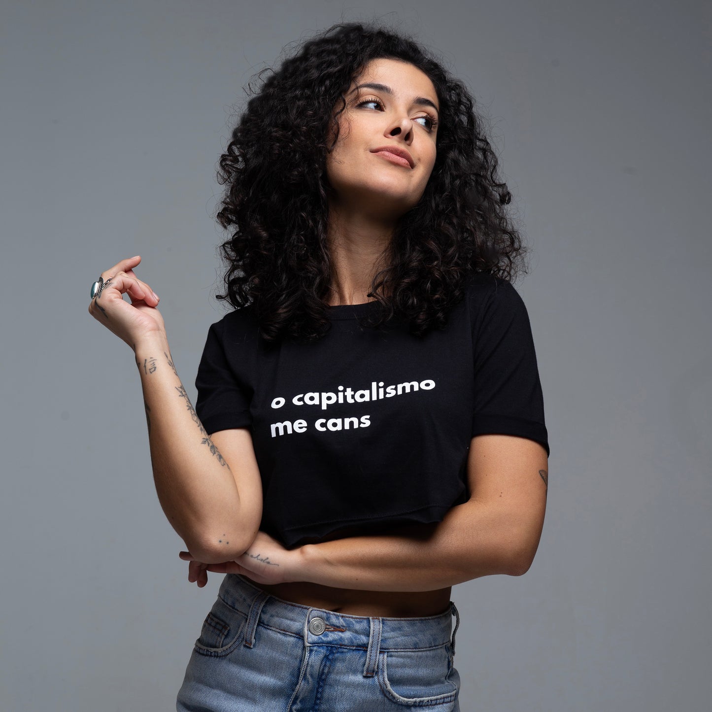 Cropped Slim Capitalismo