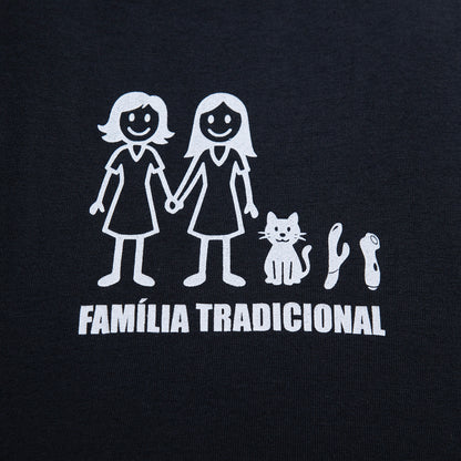 Cropped Oversized Família Tradicional