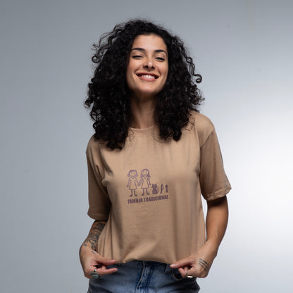Camiseta Oversized Família tradicional