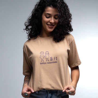 Camiseta Oversized Família tradicional