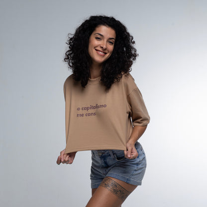 Cropped Oversized Capitalismo