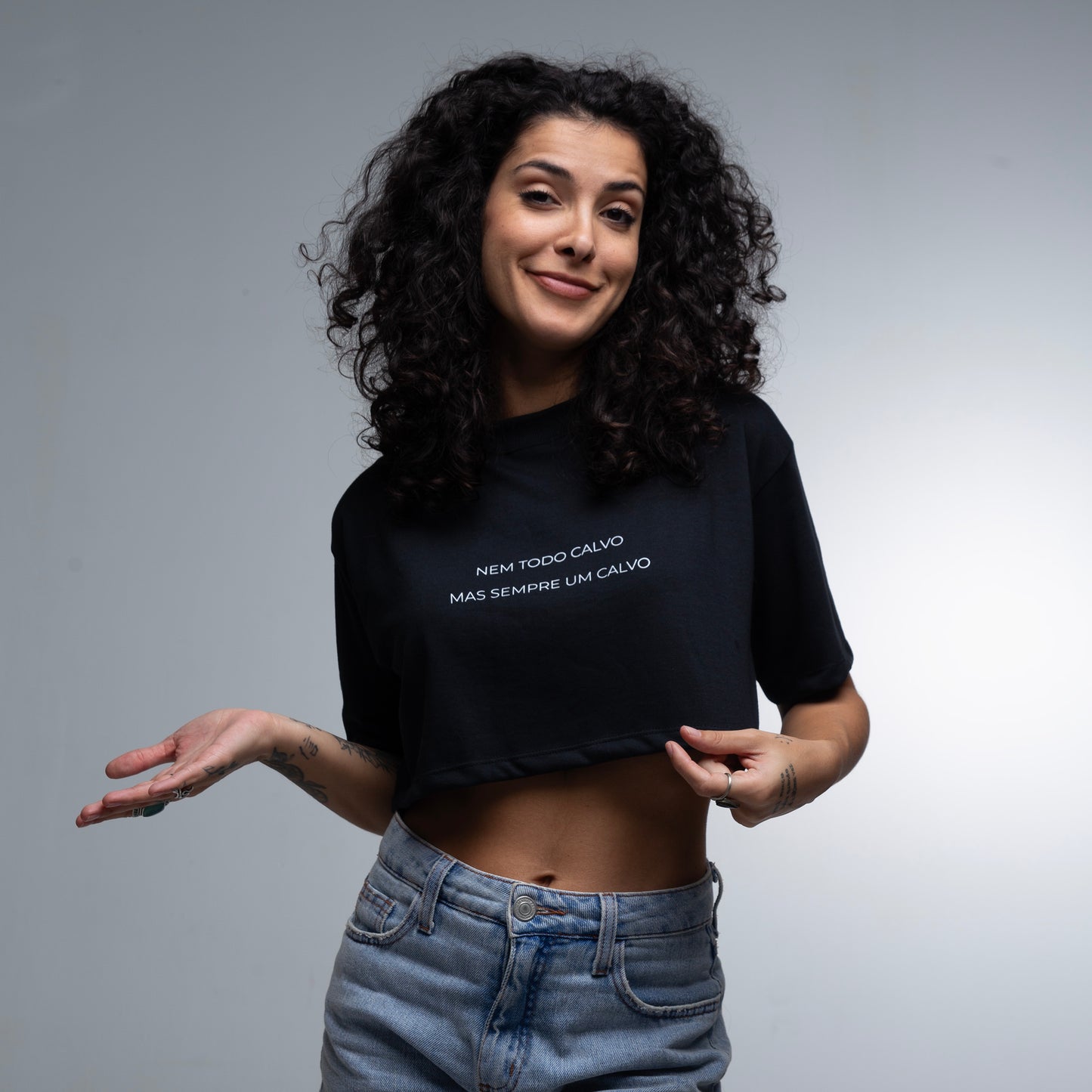 Cropped Oversized Nem Todo Calvo