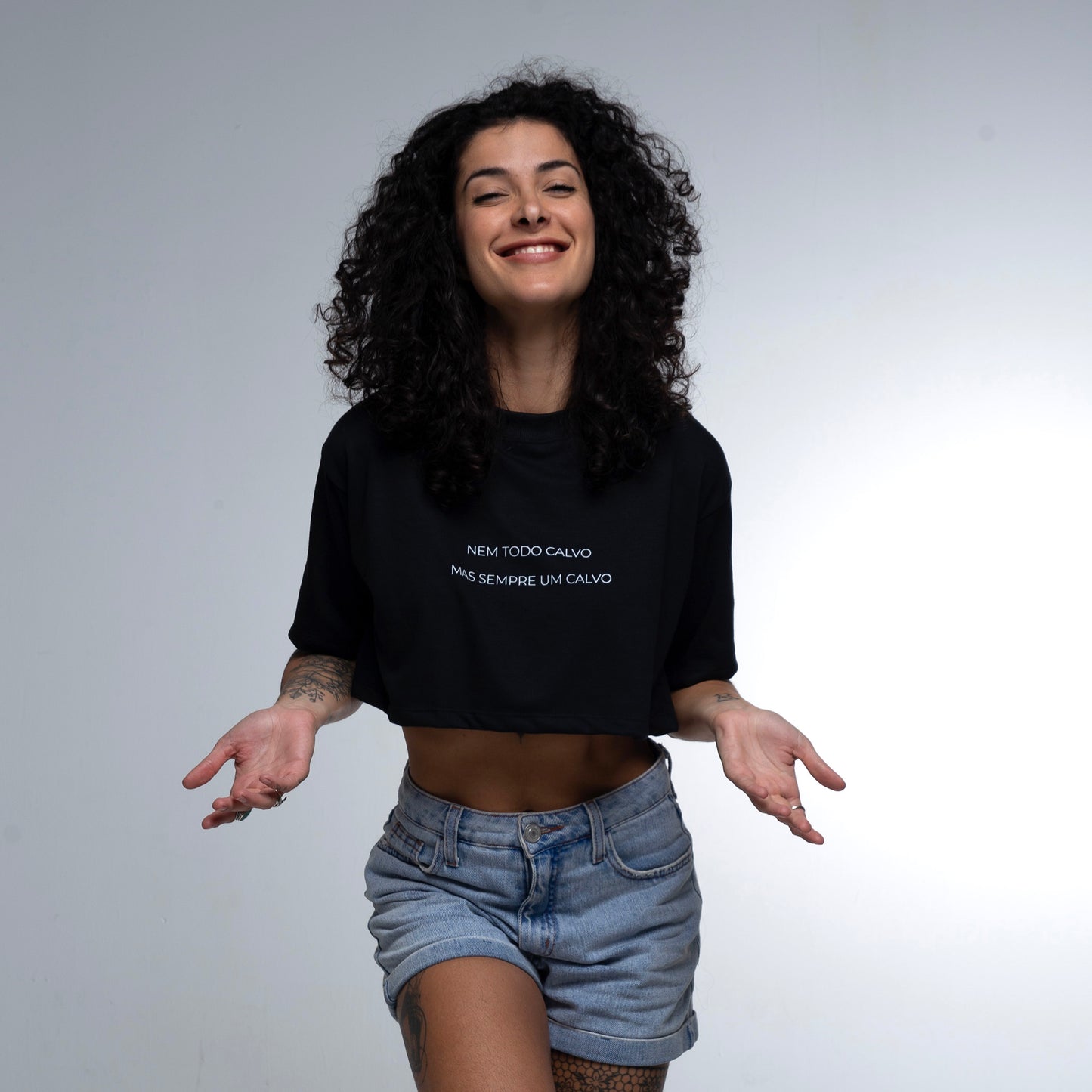 Cropped Oversized Nem Todo Calvo