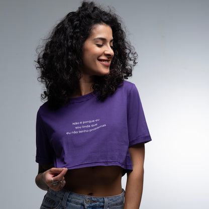 Cropped Slim Linda & Com Problemas