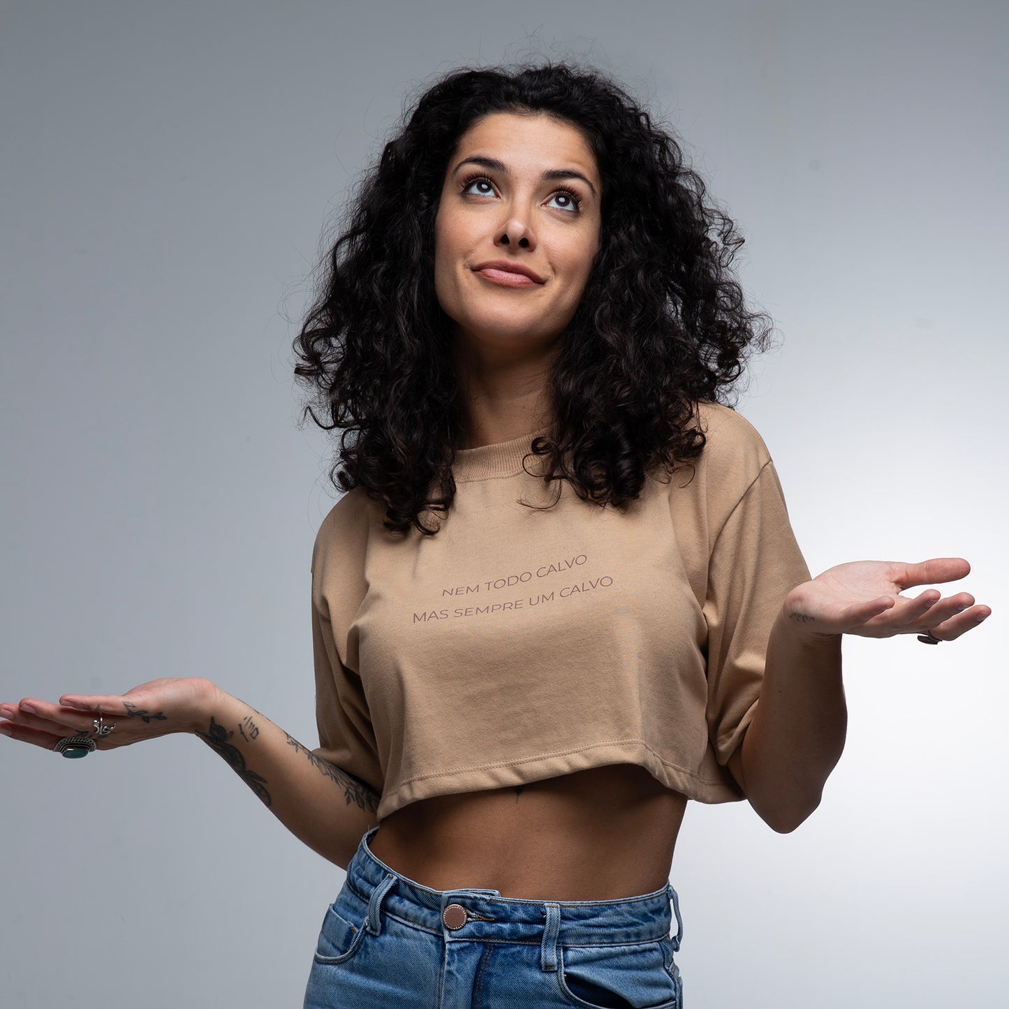 Cropped Oversized Nem Todo Calvo