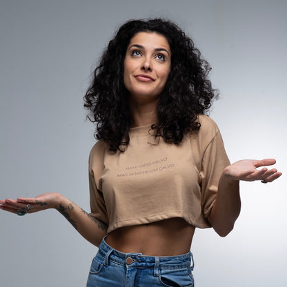 Cropped Oversized Nem Todo Calvo