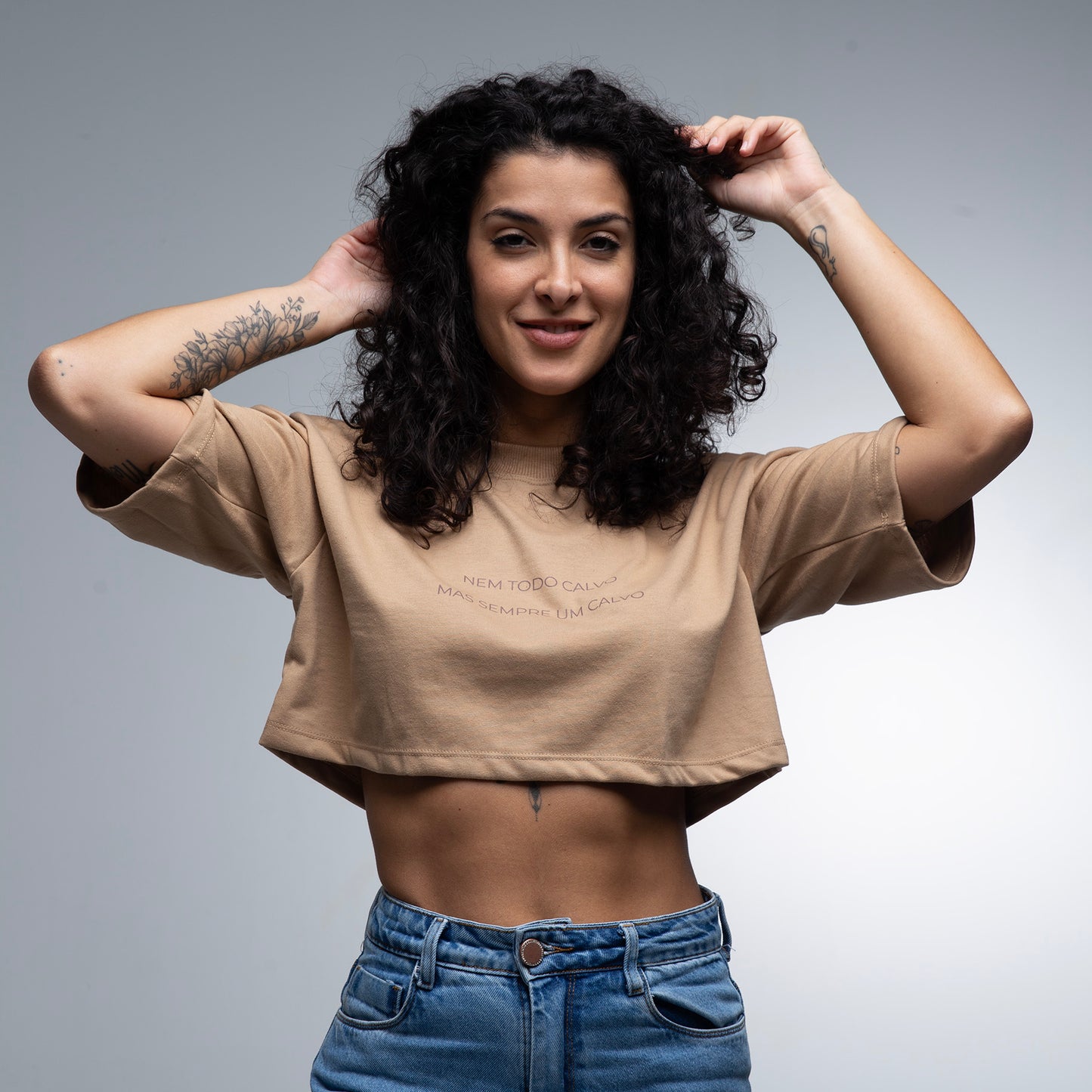 Cropped Oversized Nem Todo Calvo