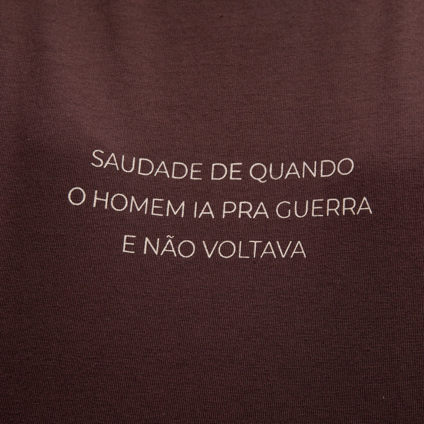 Cropped Oversized Saudades Guerra