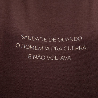 Cropped Oversized Saudades Guerra