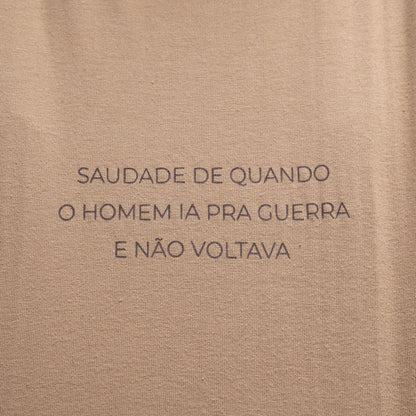 Cropped Oversized Saudades Guerra