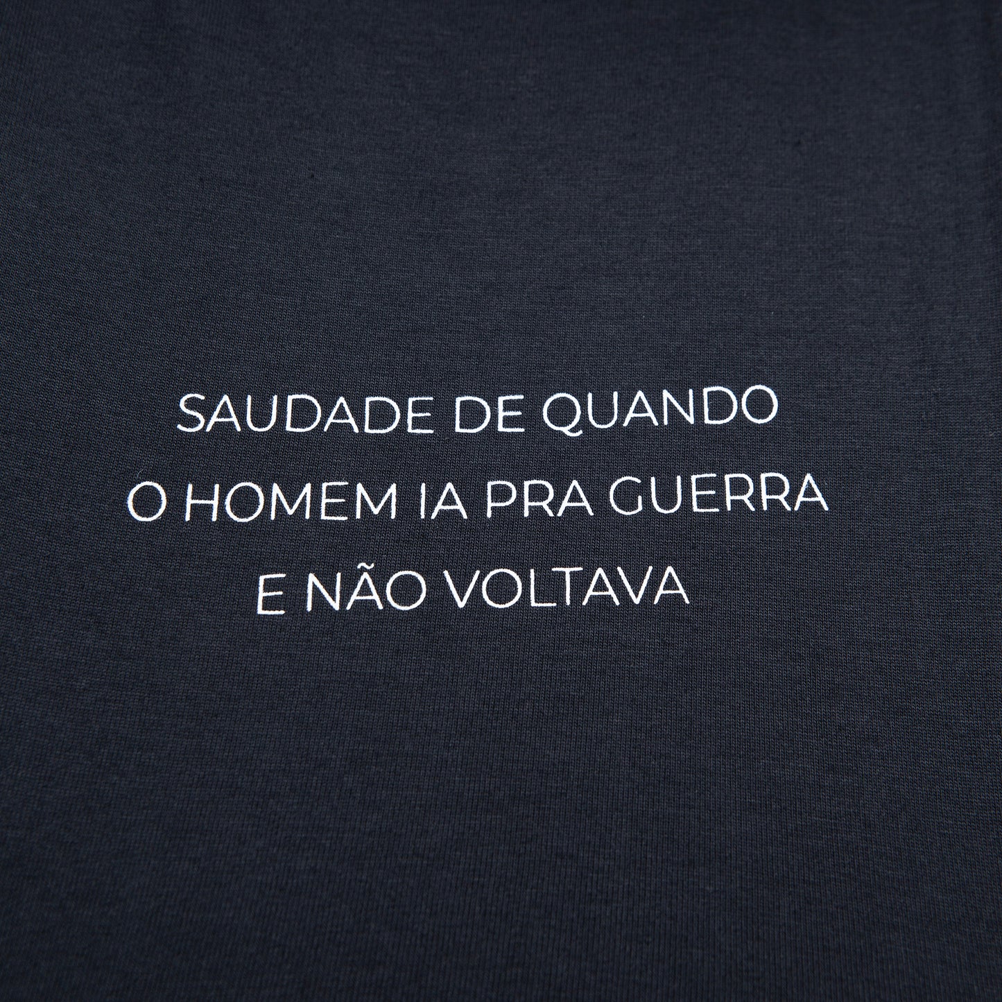 Cropped Oversized Saudades Guerra