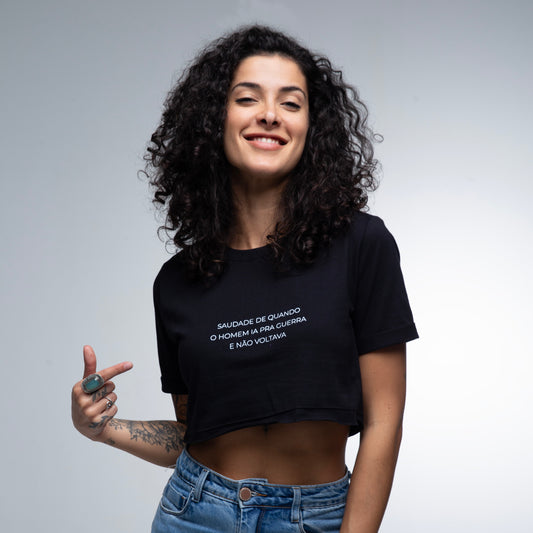 Cropped Slim Saudades Guerra