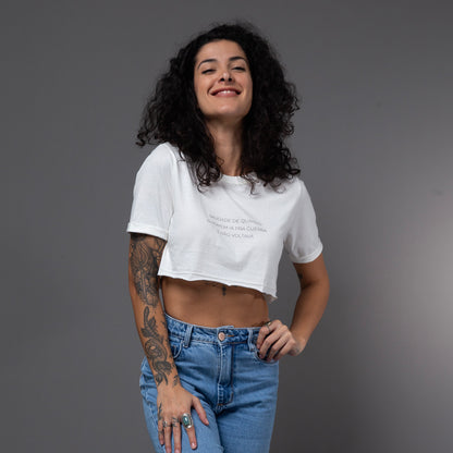 Cropped Slim Saudades Guerra