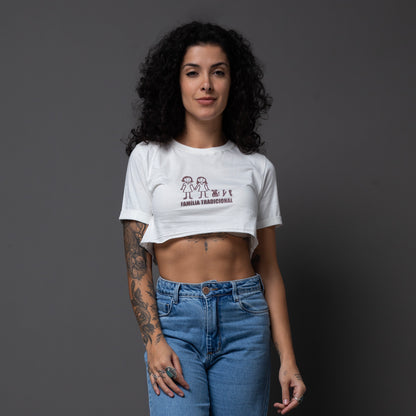 Cropped Slim Família Tradicional