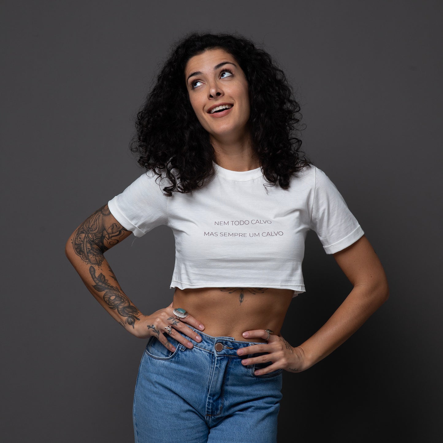 Cropped Slim Nem todo Calvo