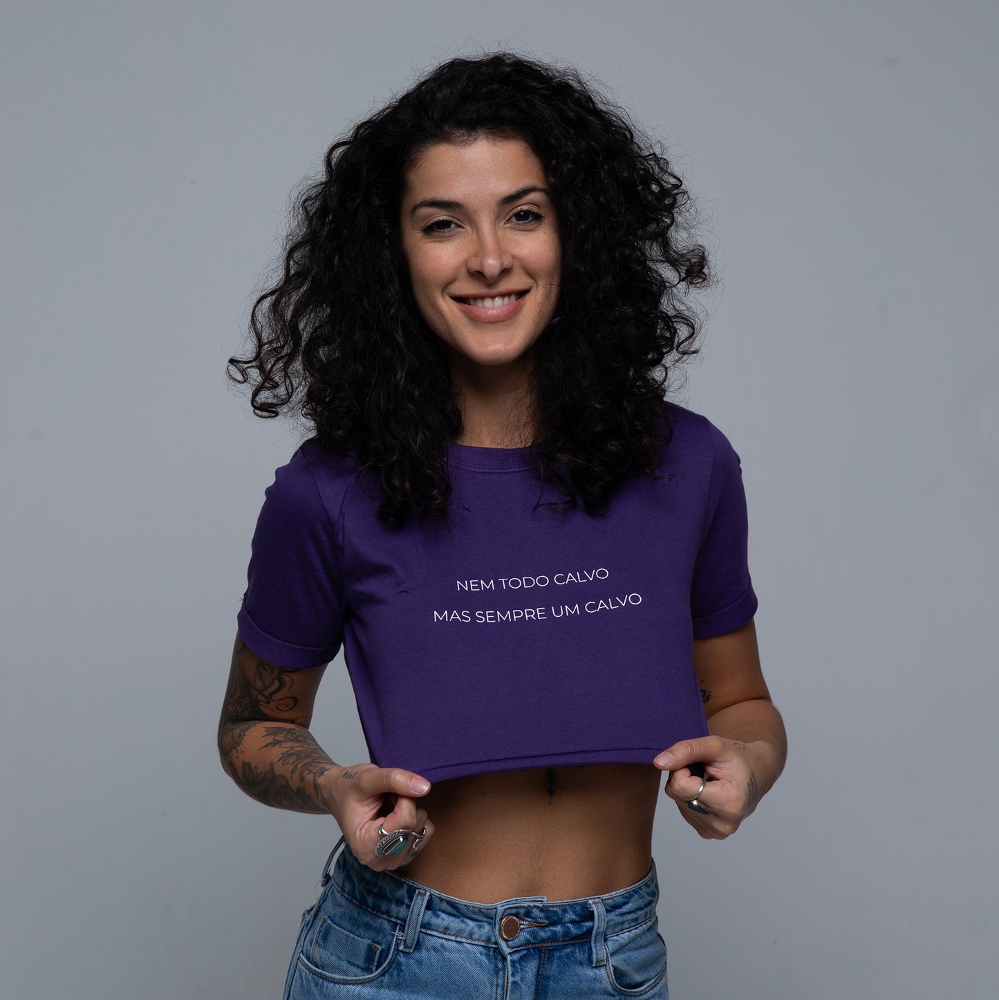 Cropped Slim Nem todo Calvo